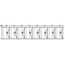 Comfort SR headlock panel - 5.40 m/8 spaces