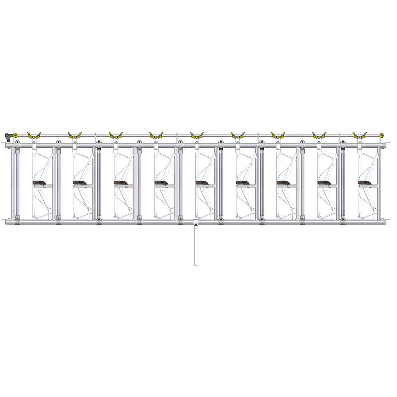 Comfort SR headlock panel - 5 m/9 spaces Comfort SR headlock panel - 5 m/9 spaces