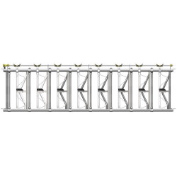 Comfort SR headlock panel - 4.40 m/8 spaces