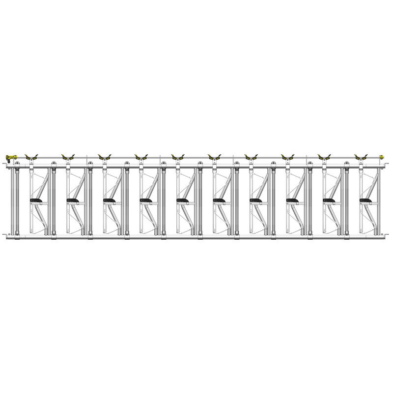 Comfort SR headlock panel - 5.40 m/10 spaces Comfort SR headlock panel - 5.40 m/10 spaces