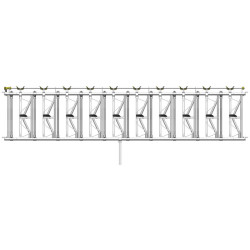 Comfort SR headlock panel - 5.40 m/10 spaces Comfort SR headlock panel - 5.40 m/10 spaces