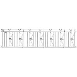 Comfort SRS headlock panel - 5 m/7 spaces
