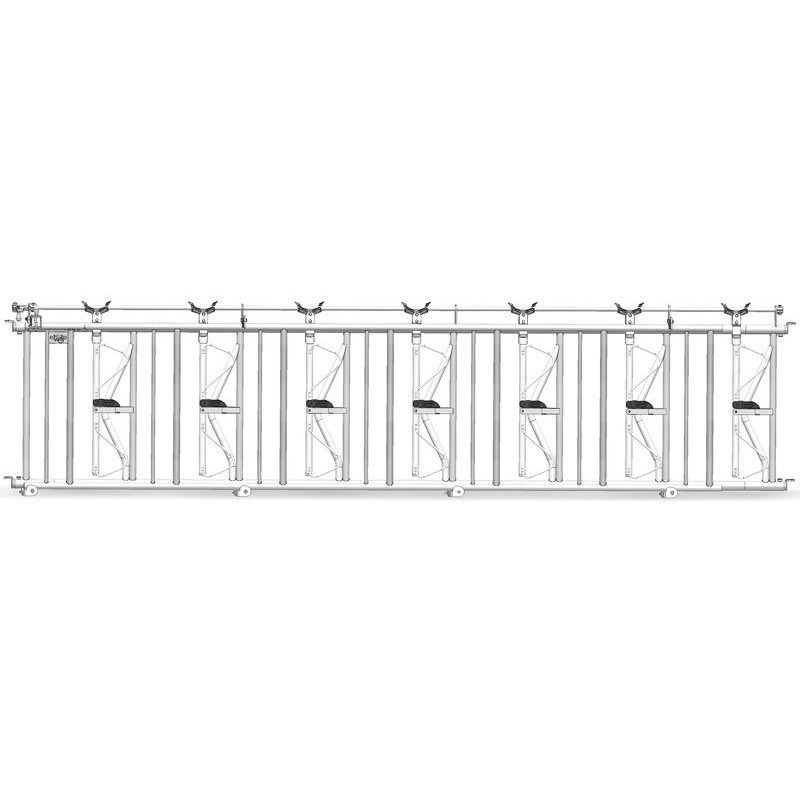 Comfort SRS headlock panel - 5 m/7 spaces Comfort SRS headlock panel - 5 m/7 spaces