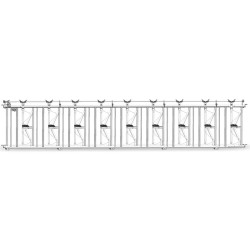 Comfort SRS headlock panel - 6 m/9 spaces