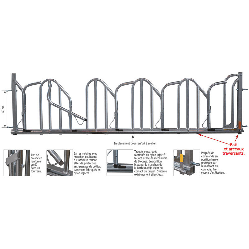 Swedish PRO yoke panel - 4 m/5 spaces