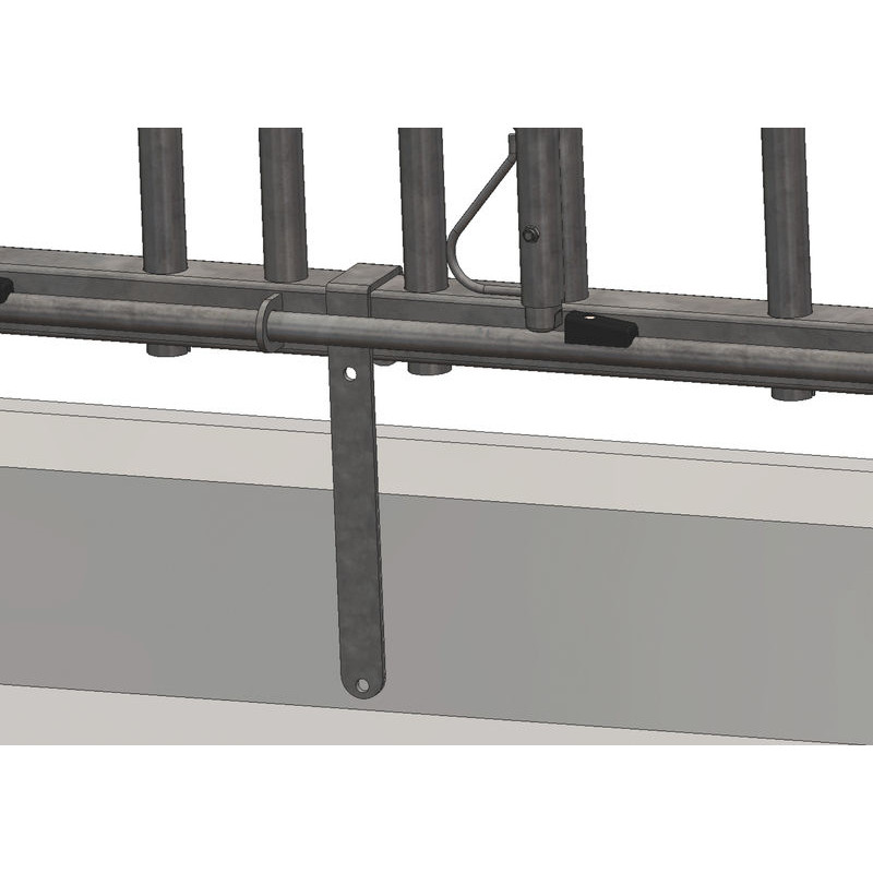 Fastening reinforcement on low wall for PRO Swedish headlock panel