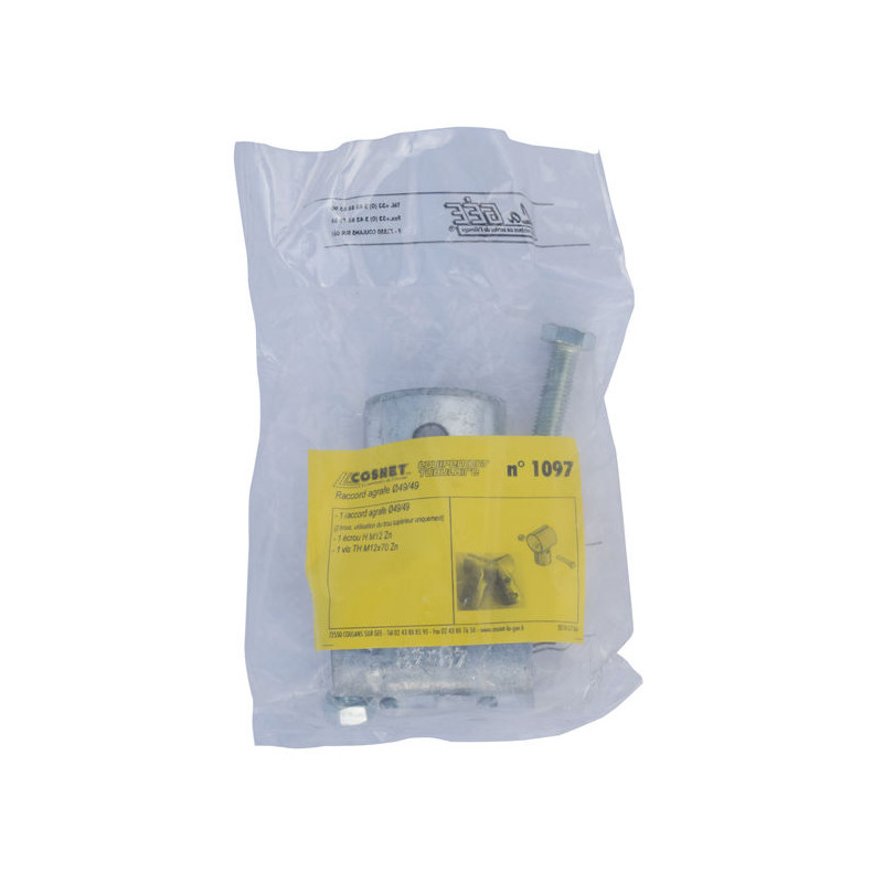 Ø 49/49 mm staple clamp