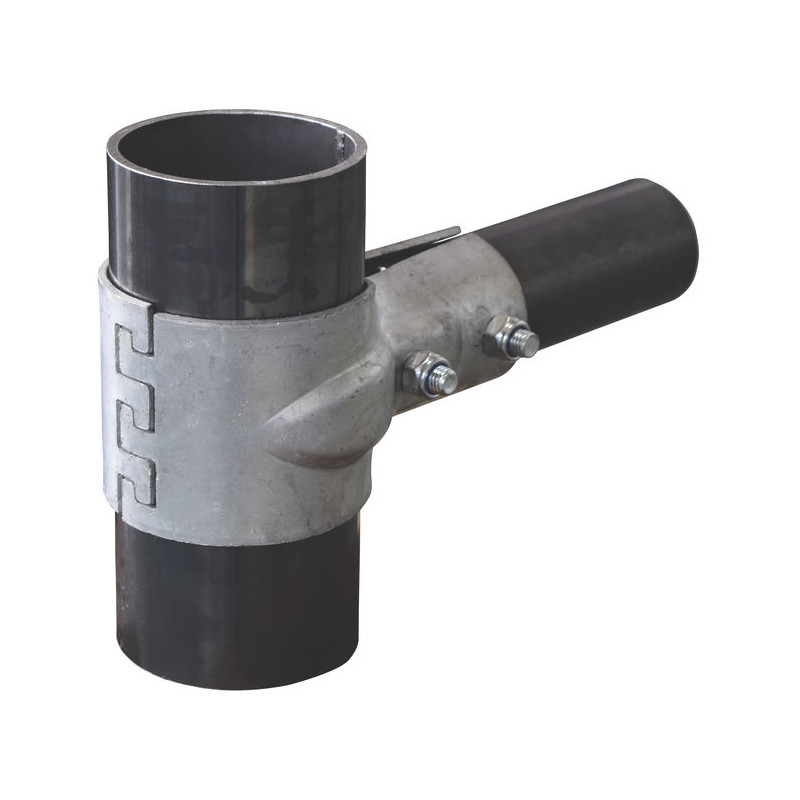 102 mm round shell for bare panel installation on 102 mm post - Single row