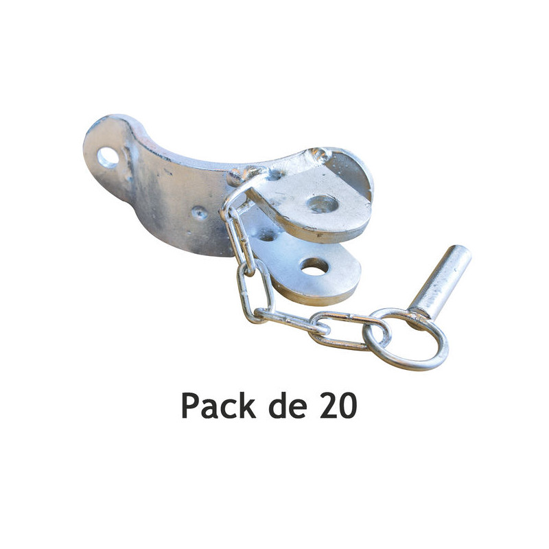 Ø 76 mm 1/2 bracket - 1-way