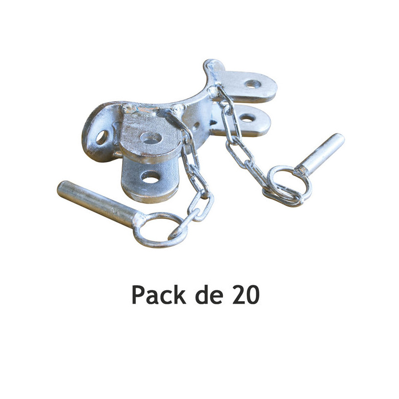 1/2 Ø 76 mm bracket - 2-way at 90° 1/2 Ø 76 mm bracket - 2-way at 90°