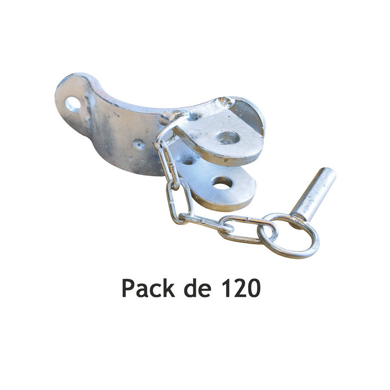 1-way 1/2 bracket for round Ø 102 mm posts - Pack of 120
